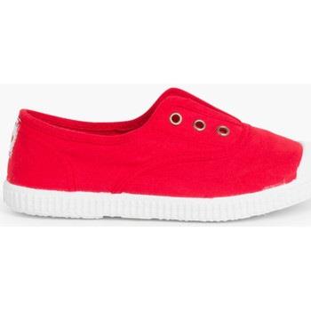 Espadrilles Pisamonas Tennis en Toile avec Bout Caoutchouc Sans Lacets