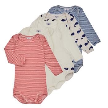 Pyjamas / Chemises de nuit Petit Bateau BODY US ML BALEINE PACK X5