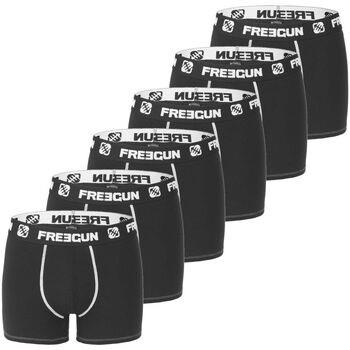 Boxers Freegun Lot de 6 Boxers homme microfibre