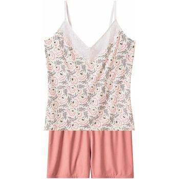 Pyjamas / Chemises de nuit Pomm'poire Top + short multico ivoire Palan...