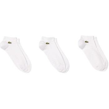 Chaussettes Lacoste LOT DE 3 PAIRES DE CHAUSSETTES BASSES BLANCHES