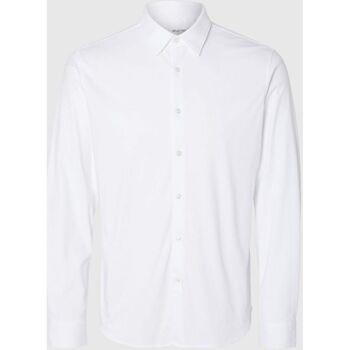 Chemise Selected 16094593 JERSEY SHIRT-BRIGHT WHITE