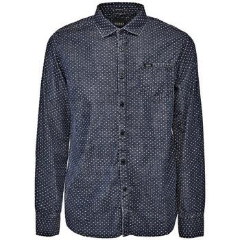 Chemise Guess Chemise Homme Clyde Shirt Bleu