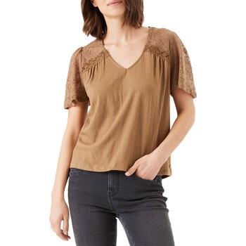 T-shirt Garcia Tee-shirt UNI DENTELLE Golden