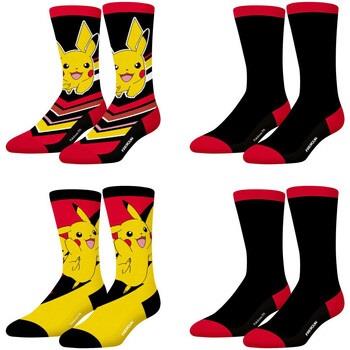 Chaussettes Freegun Lot de 4 paires de chaussettes homme Pokemon