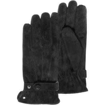 Gants Isotoner Gants Homme tactiles Velours Noir