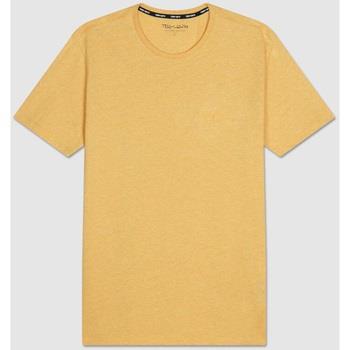 T-shirt Teddy Smith Tee-shirt NARK Jaune Cobalt Chine