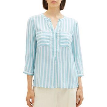 Chemise Tom Tailor Chemise Teal Stripe