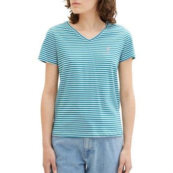 T-shirt Tom Tailor Tee Shirt RAYE Petrol