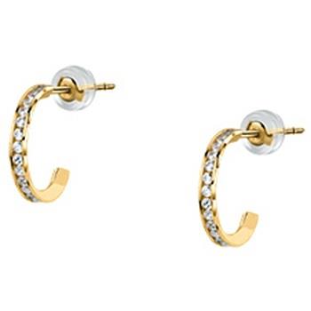 Bijoux Cleor Boucles d'oreilles en or 375/1000 et zircon