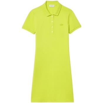 Robe Lacoste Robe Polo Ref 52459 SLI Jaune