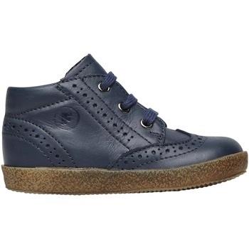 Derbies enfant Falcotto Chaussures à lacets en nappa brossé avec brogu...