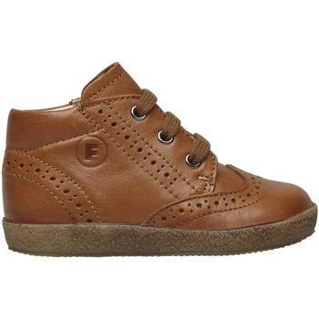 Derbies enfant Falcotto Chaussures à lacets en nappa brossé avec brogu...