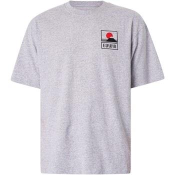 T-shirt Edwin T-Shirt Coucher De Soleil Sur Le Mont Fuji