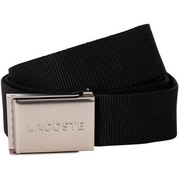 Ceinture Lacoste Ceinture tissée à boucle gravée