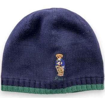 Bonnet enfant Ralph Lauren Bonnet bleu marine et vert - 4 ans