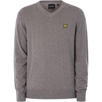 Pull Lyle &amp; Scott Tricot À Col En V En Coton Mérinos