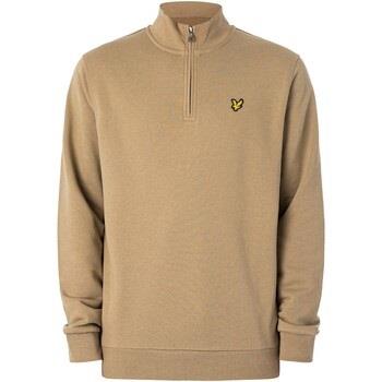 Sweat-shirt Lyle &amp; Scott Sweat-shirt bouclé à quart de zip