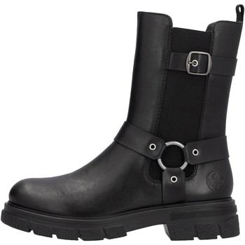 Boots Rieker Bottine Plate Cuir Minato