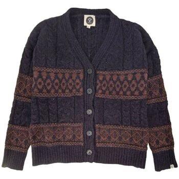 Gilet Bsbee Cardigan Norway Femme Navy/Prune