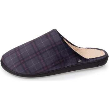 Chaussons Isotoner Chausson mules ergo Homme Tartan