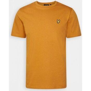 T-shirt Lyle &amp; Scott TS400VOG PLAIN T-SHIRT-W906 OCHRE OASS