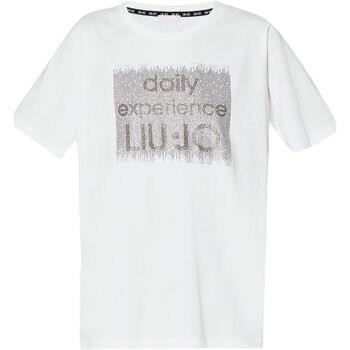 T-shirt Liu Jo T-shirt avec logo et strass