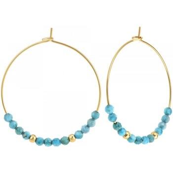 Boucles oreilles Sc Bohème B4255-DORE-APATITE