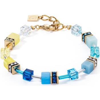 Bracelets Coeur De Lion Bracelet GeoCUBE® Iconicturquoise jaune