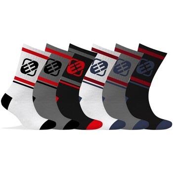 Chaussettes Freegun Lot de 6 Paires de Chaussettes Tennis homme assort...