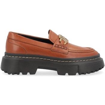 Mocassins Hogan Mocassin H619 en cuir marron