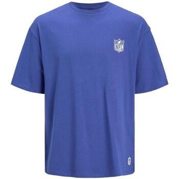 T-shirt Jack &amp; Jones 12206810 NFL LOGO TEE-MAZARINE BLUE LOOSE FIT