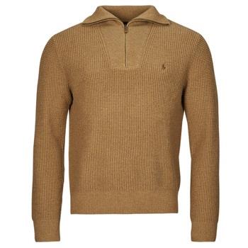 Pull Polo Ralph Lauren PULL 1/2 ZIP EN LAINE MELANGE