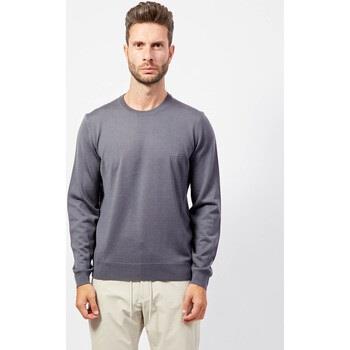 Pull BOSS Pull col rond homme en laine avec logo