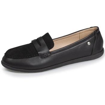 Mocassins Isotoner Mocassins Femme bi-matière Noir