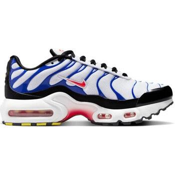 Baskets enfant Nike BASKETS AIR MAX PLUS TN BLANCHES BLEUES