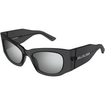 Lunettes de soleil Balenciaga BB0327S Lunettes de soleil, Gris/Argent,...