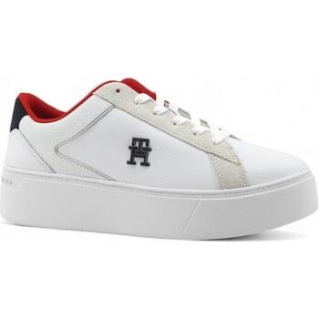 Chaussures Tommy Hilfiger Platform Court Sneaker White FW0FW08210