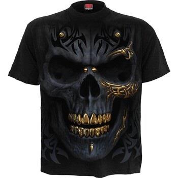 T-shirt Spiral Black Gold