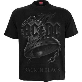 T-shirt Spiral Back In Black