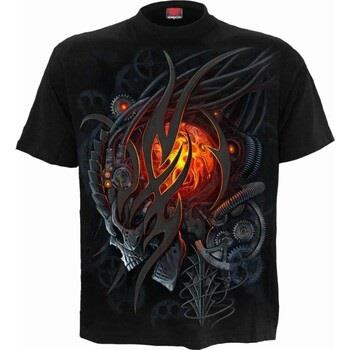 T-shirt Spiral Steampunk Skull