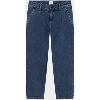 Pantalon enfant BOSS Jean enfant bleu avec 4 poches