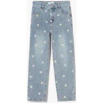 Pantalon enfant Le Temps des Cerises Jenigi mom taille haute 7/8ème je...