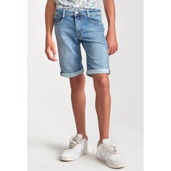 Short enfant Le Temps des Cerises Bermuda jogg loc bleu clair délavé