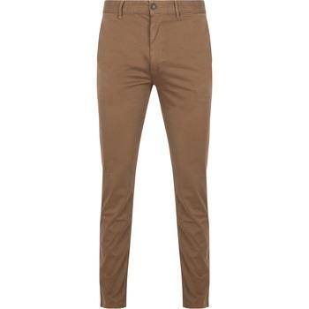 Pantalon BOSS Chino Slim Marron