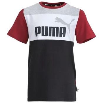 T-shirt enfant Puma TEE-SHIRT ESSENTIALS BLOCK ROUGE - INTENSE RED - 1...