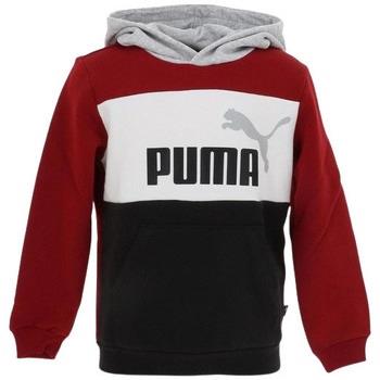 Sweat-shirt enfant Puma SWEAT ESSENTIALS BLOCK ROUGE - INTENSE RED - 1...