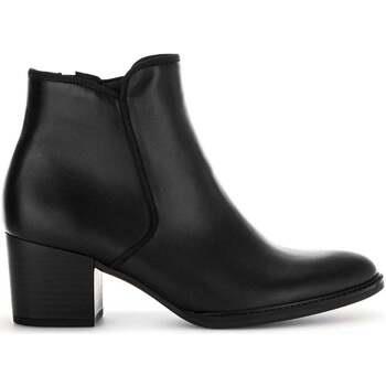 Bottines Gabor en cuir à talon block décroché