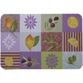 Tapis Daxon by - Tapis de cuisine motif provençal