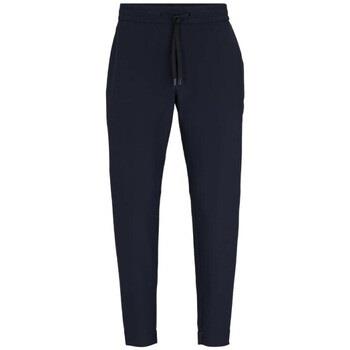 Pantalon BOSS CHINO T-FLEX TAPERED FIT EN TISSU STRETCH DÉPERLANT BLE